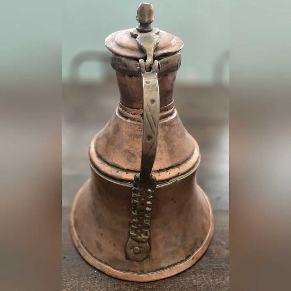 Vintage 19th Century North African Copper Ewer